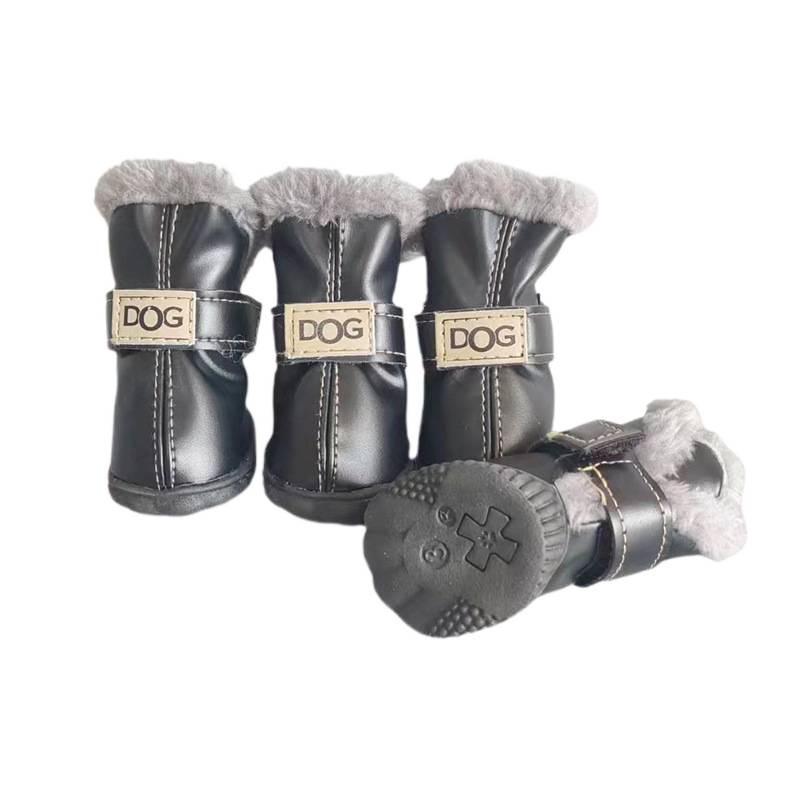 Bawełniane Zimowe Buty dla Szczeniąt Pomeraniana i Bichona Frise - Zestaw Butów na Jesień i Zimę
