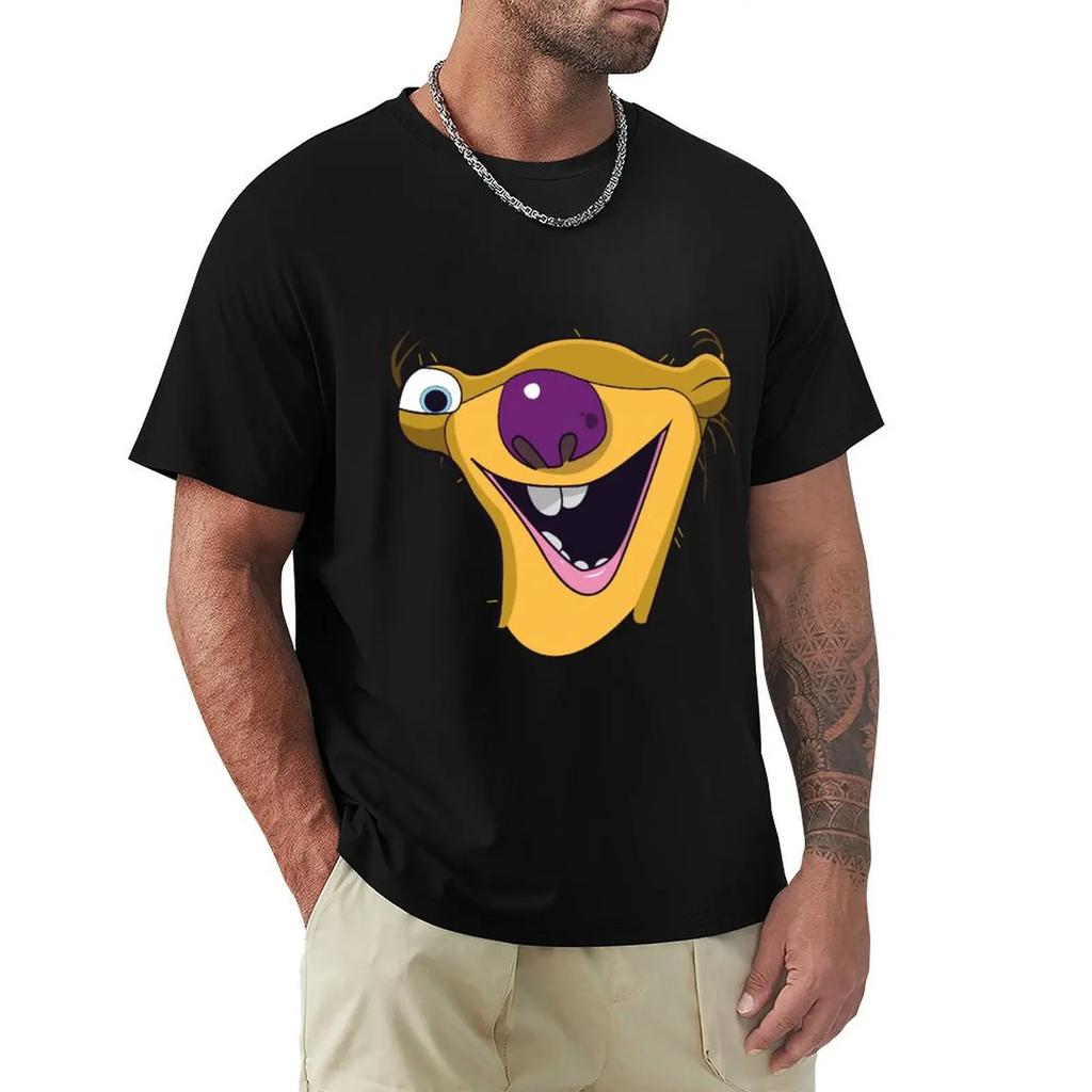 Sid Das Faultier Ice Age T-Shirt Kleidung Unisex T-Shirt Vintage Grafik-T-Shirt Schnelltrocknend Unisex Mode