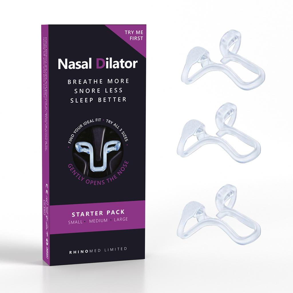 3 Tailles Clip Nasal Anti-Ronflement en Silicone Dilatateur Nasal Élastique pour un Meilleur Sommeil Flux d'Air Amélioré Voyage Utilisation à la Maison Confort