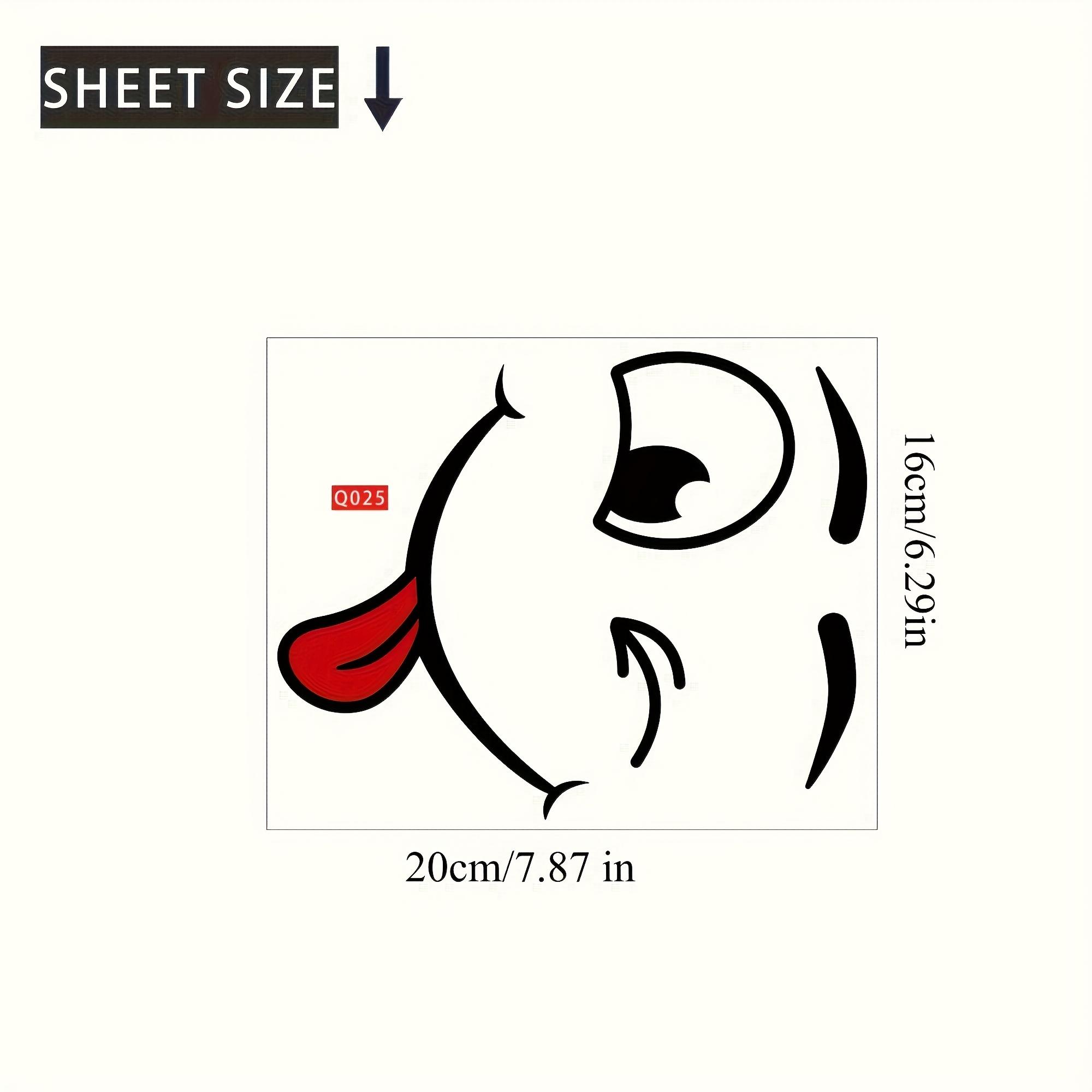 

Самоклеящаяся забавная веселая наклейка на крышку унитаза | Полуматовый пластик, неправильная форма, подходит для ванной комнаты, домашнего декора, декора стекла Cute and funny Smiling face wall decoration