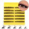 D Song Single Cluster False Eyelash Extension Set, Japanese And Korean Diy Segmented Natural Thick Hair Portable