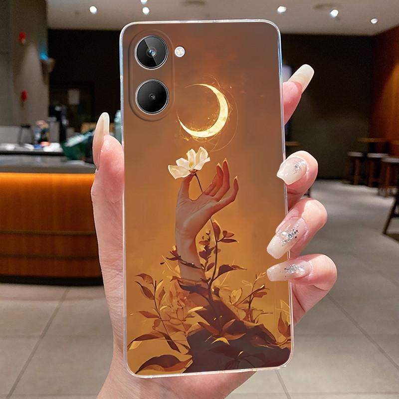 Phone Casing For Realme 9i 5G RMX3612 / Realme 10T 5G Luxury Dragon Cute Cool Boys Girls Patterns Transparent Soft Silicone Case