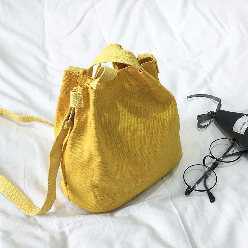 Canvas handbag shoulder bag korean girls crossbody women