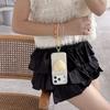 Macaron drum bag three colors + love bracket, suitable for Apple 17Pro max mobile phone case iPhone16 all-inclusive women