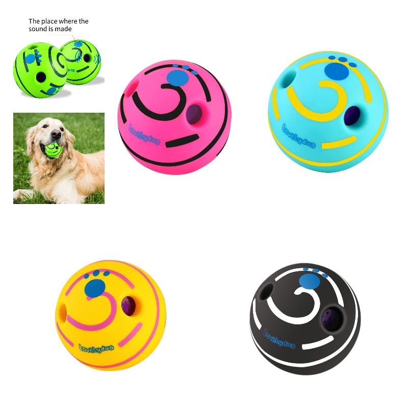Sound Rolling Dog Giggle Ball Self High Molars Relieving Boredom Bite Resistant