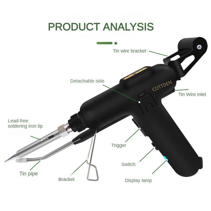 80W/120W High Power Industrial Electric Soldering Gun Electric Soldering Iron Multifunctional Small Soldering Automatic Soldering Feeder