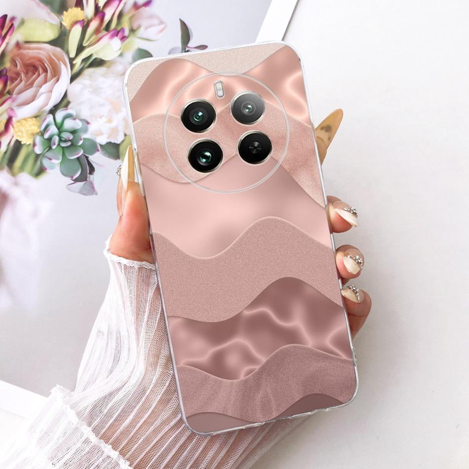

For Realme 12+ 12X 12 5G Cute Flower Butterfly Cat Painted Case For Realme12 5G 12 Plus 12X 12Plus Soft Silicone TPU Phone Cases Realme 12X or 12 5G