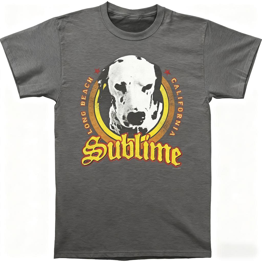 Spotted Dog Current Fashion Print T-shirt Street Trend Y2k Harajuku Style Short Sleeve Round Neck Loose Large Size Black Casual