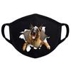 Unisex  Windproof Reusable Pet Dog Print Mask