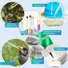 Glass Pipette and Dropper Set - 3ML/10ML with Glass Stirring Rod & Cleaning Brush (2PCS/4PCS),for Laboratory,Science Experiments