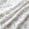 135x50cm Blue Floral Pure Cotton Double-layer Gauze Crepe Fabric For Home Clothes Pajamas Blankets Handmade DIY Fabrics YHTJ0187