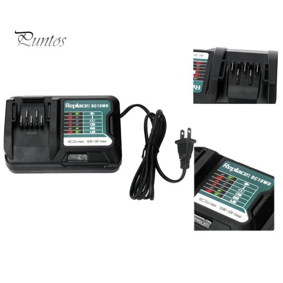 Charger Replace for Makitas 10.8V 12V DC10WD BL1016 BL1021B BL1041B FD05 US Plug
