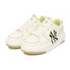 MLB Chunky Liner Slip Resistant Cushioning Abrasion Resistant Low Top Skateboard Shoes Unisex White Yellow Sneakers 3ASXCA12N-50BGS