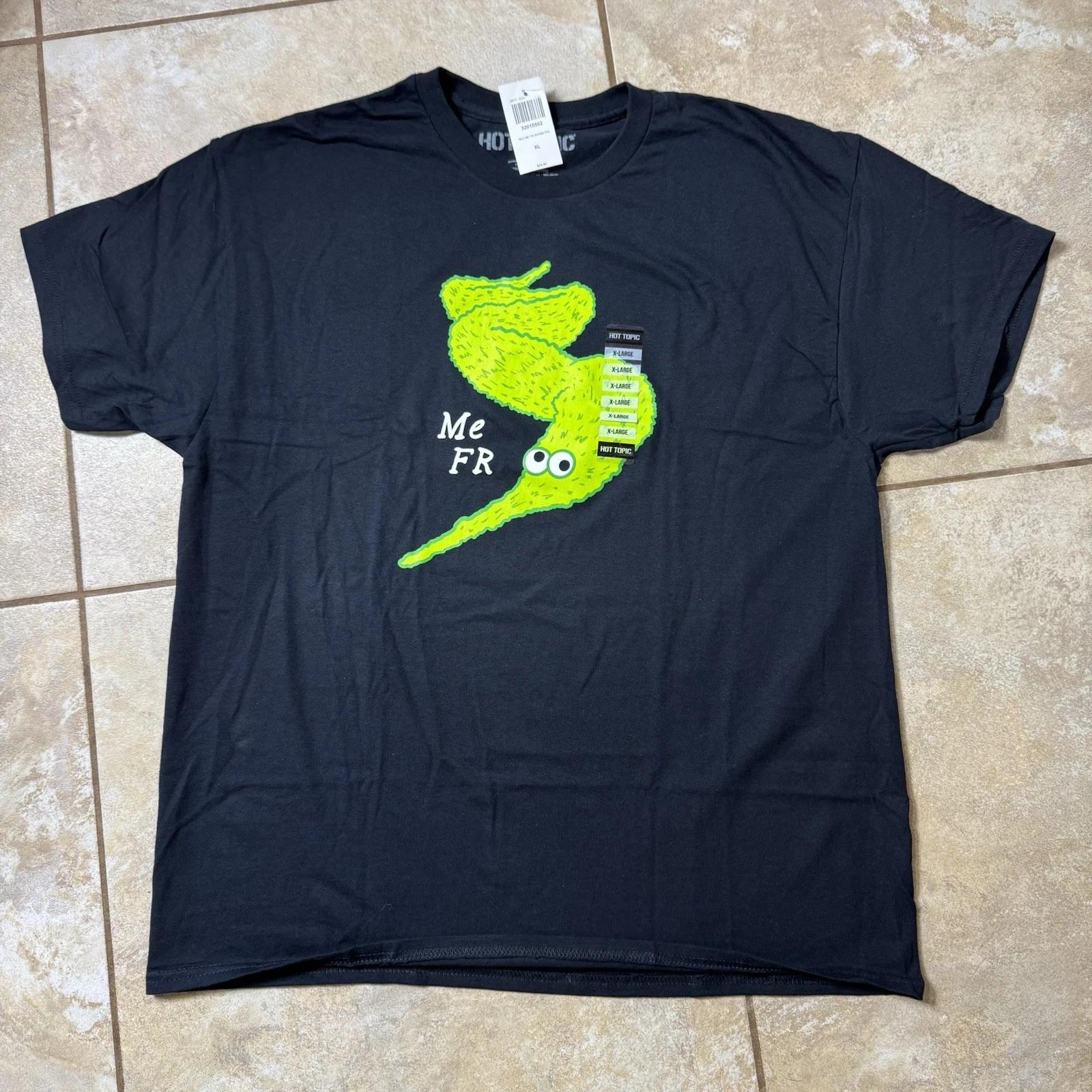 

Hot Topic Squiggle Worm Me FR T-Shirt X-LARGE New 2XL