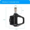 RIRO automatic road bike pedals Self-Locking nylon pedals with Cleat For Shimano SPD System black ultralight road bike pedals