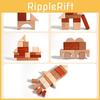 Wooden Building Blocks Set With Large Particles For Kids Developmental Play