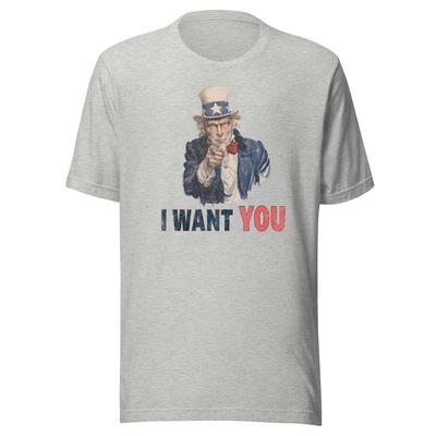Zio Sam - Voglio Te | Maglietta Patriottica 4 Luglio USA