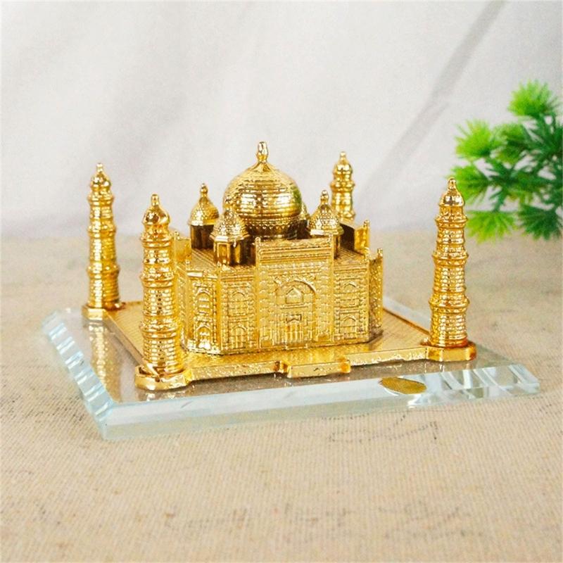 Abstract Building Ornament Souvenir Building Tai Mahal Model Statue Miniatures Decor Artistic Craft for Home Decorations