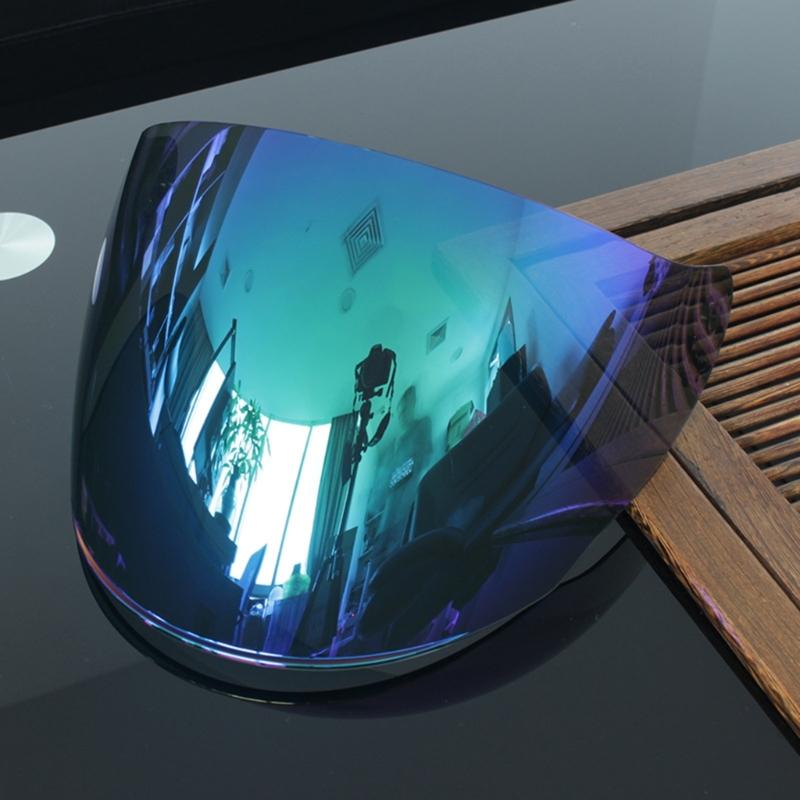 Motorcycle Helmets Lens, Motorcycle Wind Shield Helmets Visors Lens AntiFog Lens for OF608 Helmets Visors