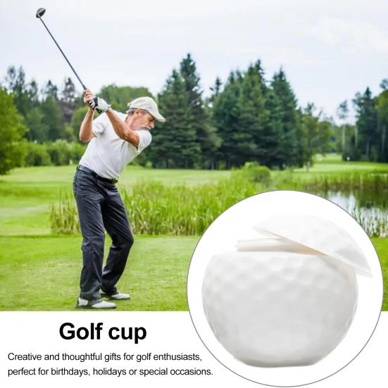 Golf Ball Shot Glass Golf Ball Drinking Cup Novelty Golf