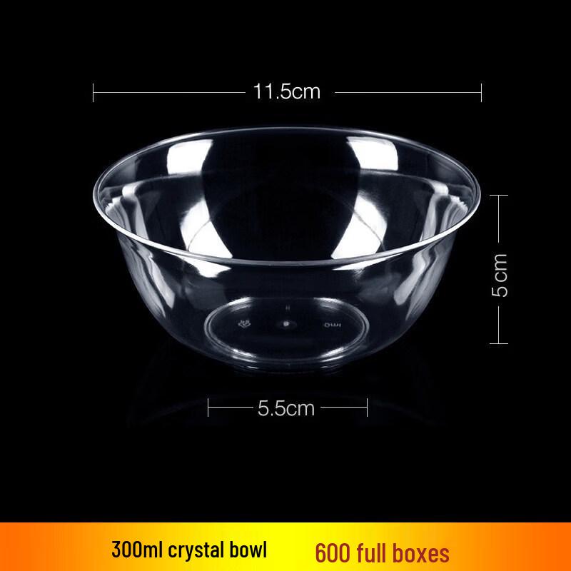 Disposable Clear Hard Plastic Serving Bowls