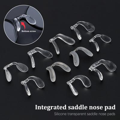Saddle Glasses Nose Pad One-Piece Ose Clip Nose Bridge Eyeglasses Anti Slip Holder Eyewear Accessories