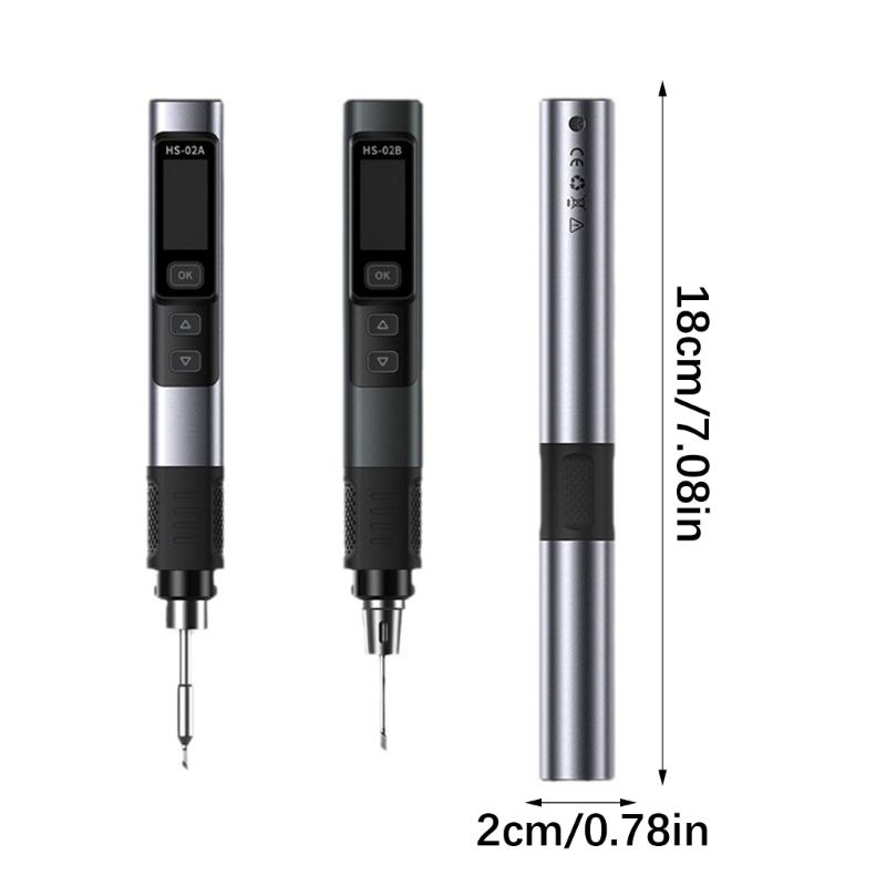 Fast Heating Intelligent 100W Soldering Iron with Auto Sleep Function and ESD Protective for Safe Welding Operations