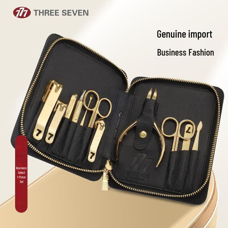 777 Black Gold Luxury 11-Piece Nail Care Set
