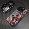 Cartoon-Schmetterlingshülle für iPhone 17 Pro Max 14 Plus Air 13 11 16 12 Pro 15 Handyhülle