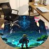 1pc The Legend of Office Round Area Rug, Bedroom Living Room Home Decor, Room Deco,  Offic a1016201