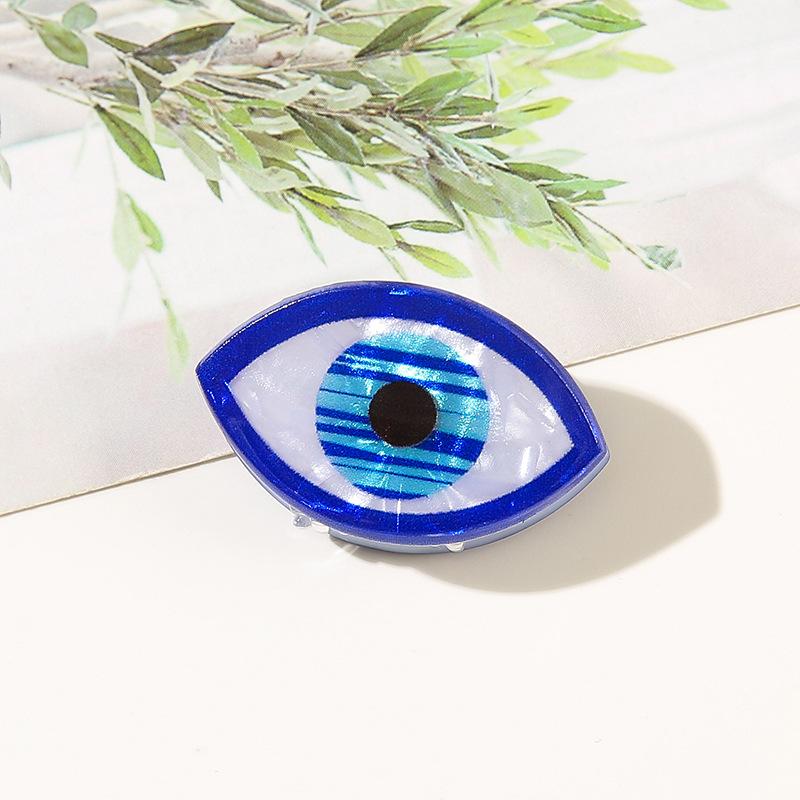 Devil's Eye Hairpin Round Grab Pin Headgear Blue Eyes Shark Clip Bohemian Evil Eye Greek Devil's Eye Hair Clips Claw Clip