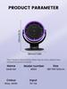 Smart Electric Fan 100 Speed Bladeless Fan Type-C Charging Desktop Silent Wall Mounted Air Conditioner Car Office Indoor Camping
