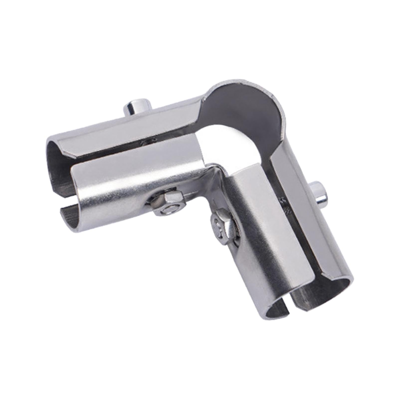 

Stainless Steel Tube Connector Tube Clamp Joint for Shelf Frames Round Pipe Connection Drying Racks Round Pipe Flower Sheds