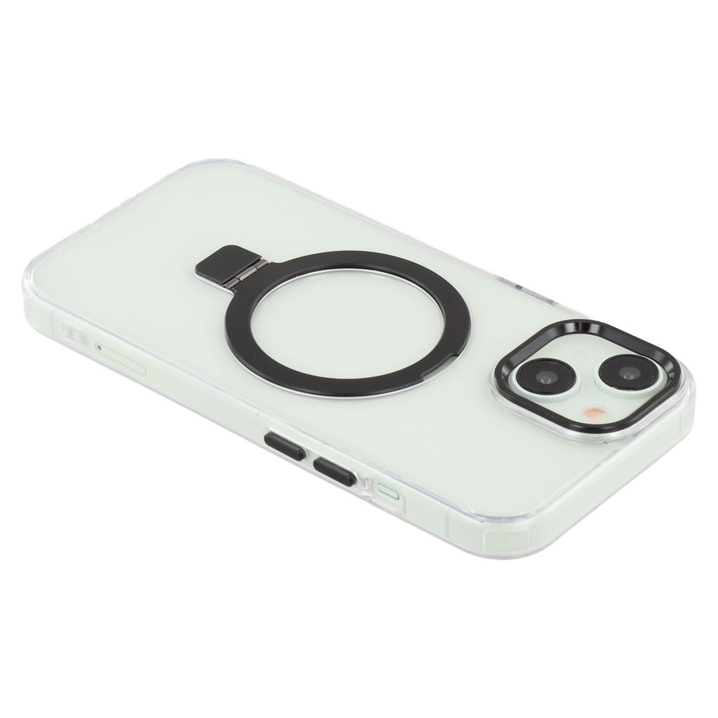 For iPhone 14 Case Compatible with MagSafe Kickstand TPU+PC Clear Phone Cover