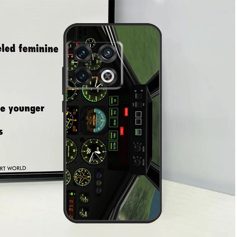 

AIRCRAFT COCKPIT DASHBOARD For OnePlus Nord 5 CE 2 3 4 Lite N20 N30 Case For OnePlus 15 13 12 11 10 Pro 10T 13T 13R 15R OnePlus 13R