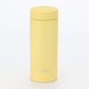 Thermos Water Bottle Vacuum Insulated Mobile Mug 350ml Yellow Few parts and easy to clean Screw type that closes tightly Stainless steel bottle JON-35