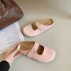 Birkenspring summer slippers female lazy one pedal 2025 new magic casual outer wear bag head half slippers female