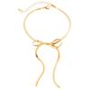 Beautiful Bowknot Anklet Adornment Elegant Long Anklet Chain Accessory Adjustable Chain Anklet Bracelet for Women