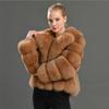 European and American Women's Faux Fur Coat, Imitation Fox Fur, 2023 Autumn/Winter Collection, Suit Collar.