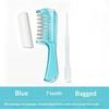 Unisex Transparent Essential Oil Applicator Massage Comb With Built-In Liquid Reservoir Rolling Metal Teeth