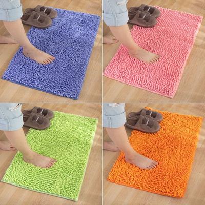 Chenille Floor Mat Bathroom Entrance Mat Bathroom Water Absorption Non-Slip Floor Mat Bedroom Carpet Kitchen Door Mat
