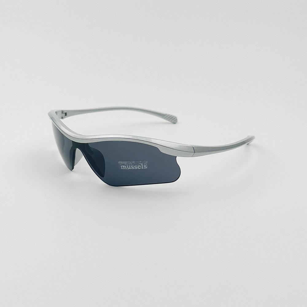 Y2K Sunglasses Women Men Oversized Trendy Wrap Around Sunglasses Punk One Piece Goggles Sports Sun Glass Shades Eyewear