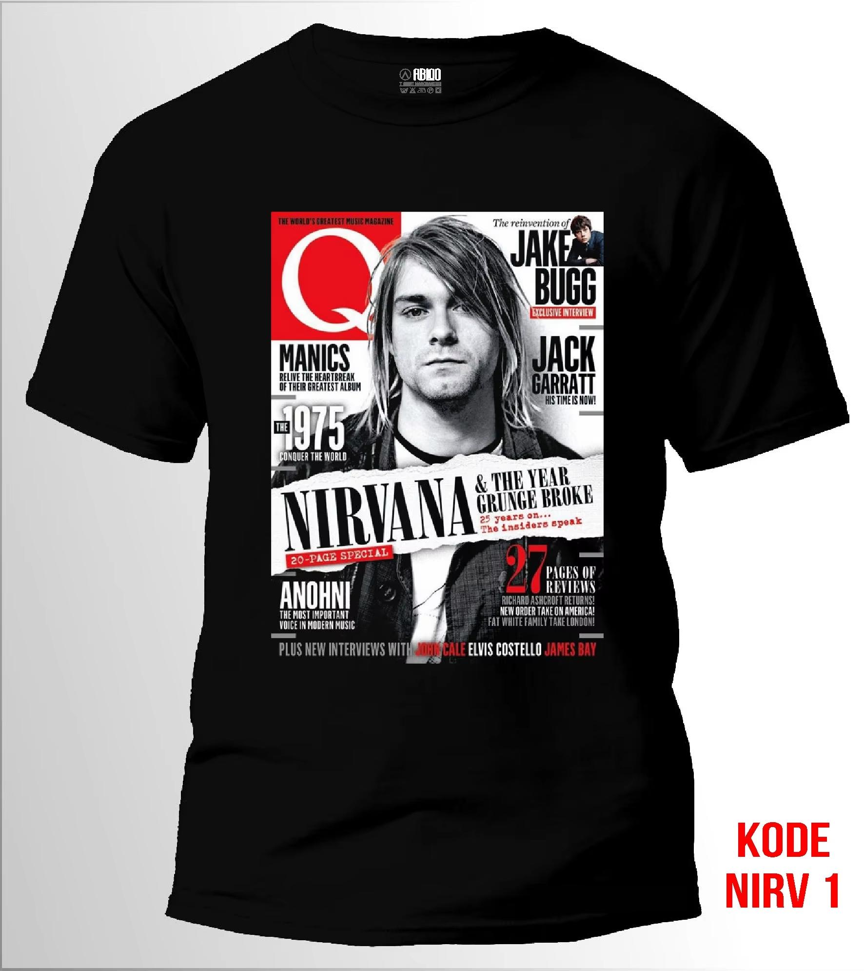 

Футболка группы NIRVANA Футболка группы Метал Рок Футболка Музыка Премиум Дистро Материал 24s Взрослая Унисекс Футболка Вирусная S