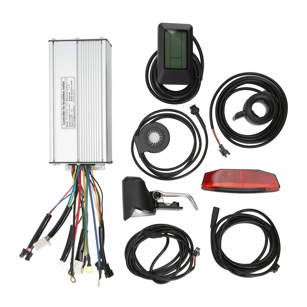Electric Bike Conversion Kit LCD7U Meter 30A Sine Waving Control System for 48V 1000W Motor
