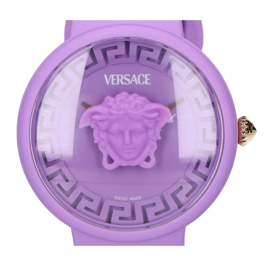 Versace [Excellent Condition] C1-VE8J Medusa Quartz Watches purpleUsed