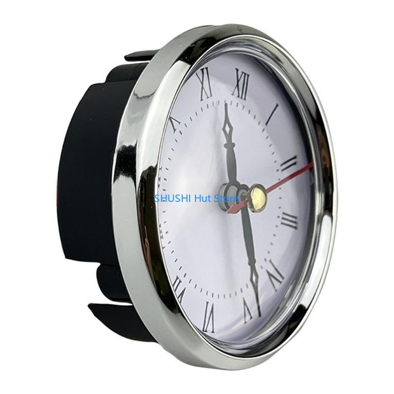 

Multifunctional Round Clock Head 80mm Clock Insert Great for Clock Enthusiasts Collector Classical Timepiece Decors D57B