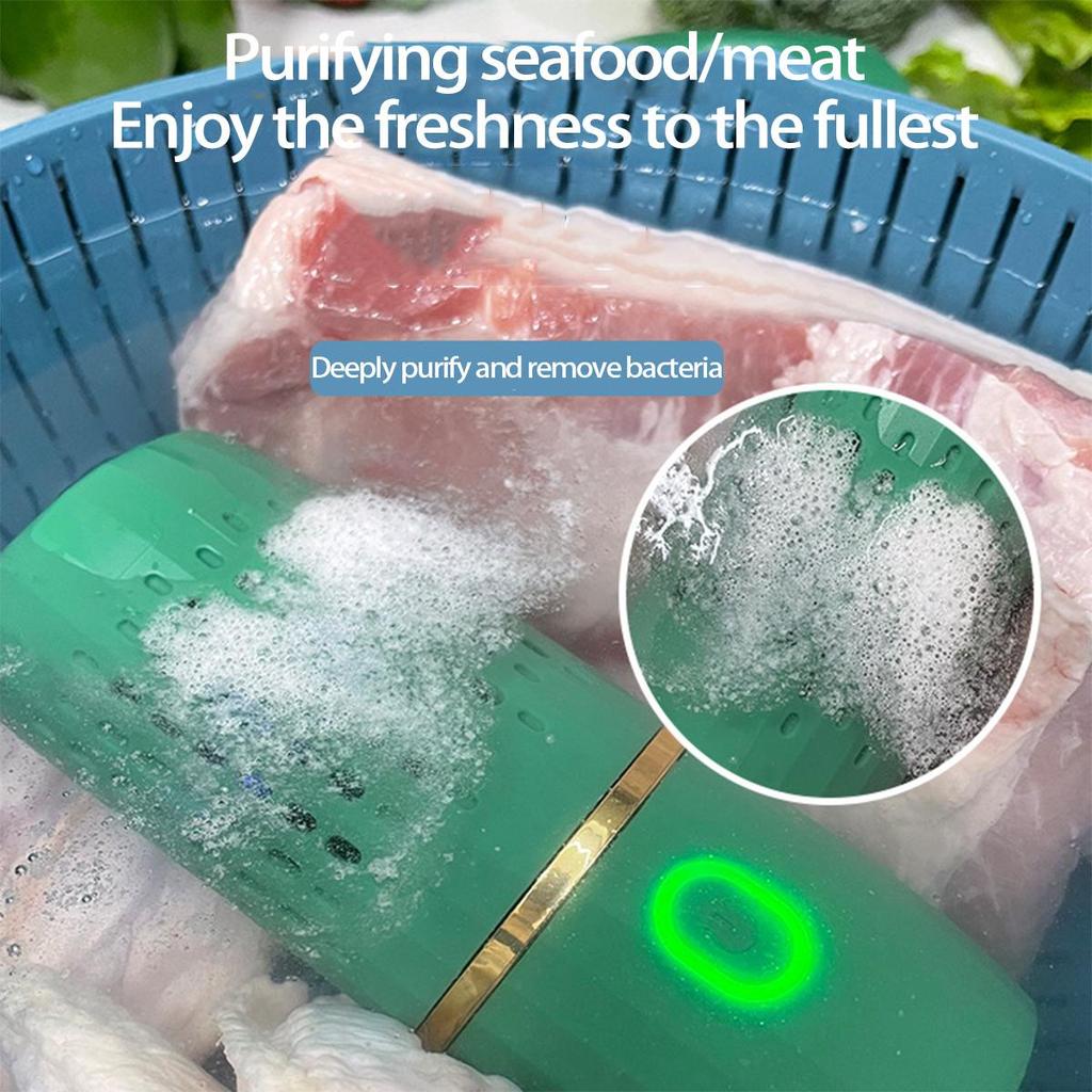 Portable Wireless Vegetable & Fruit Purifier: Sterilizes and Removes Pesticide Residue for Cleaner Produce
