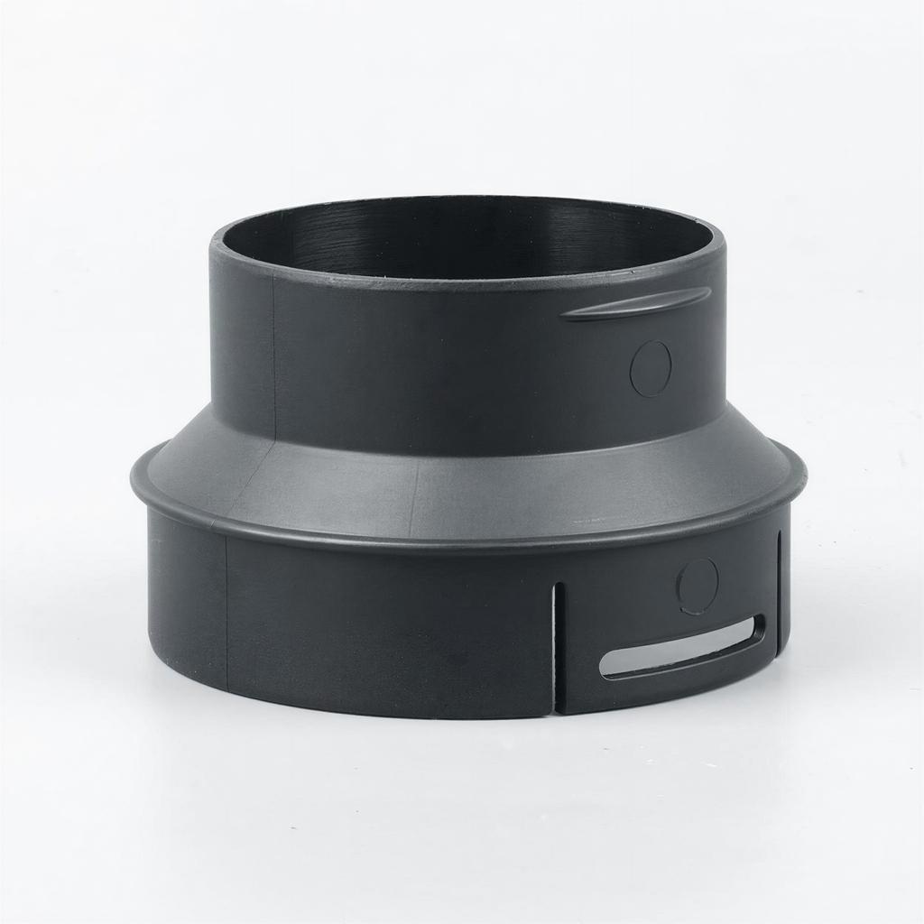 90mm to 75mm Diesel Heater Duct Adapter with Slotted Connector