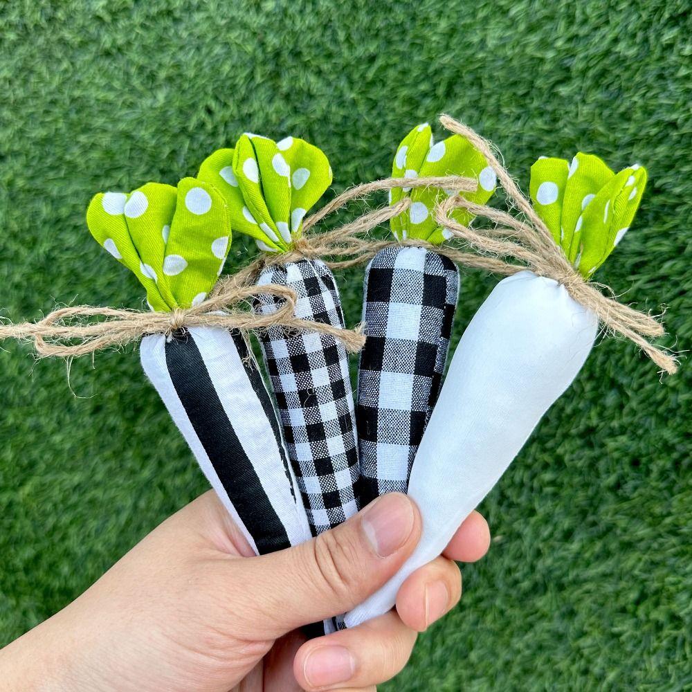 Soft Fabric Easter Carrot Ornaments High Quality Fabric Carrot Decorations  Party Favors