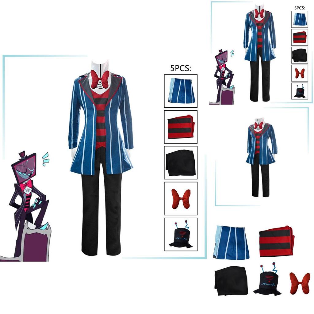 Manya Yuan Anime New Hell Inn Vox Uniform Cosplay Costume Anime Cosplay Suit